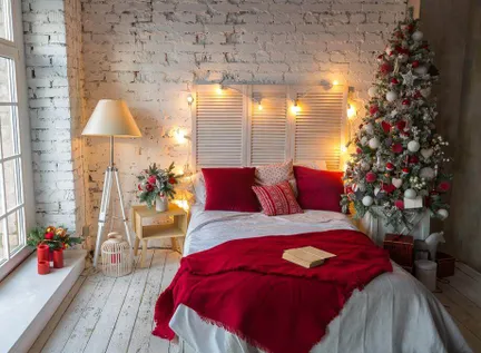Haal de kerstsfeer in je slaapkamer